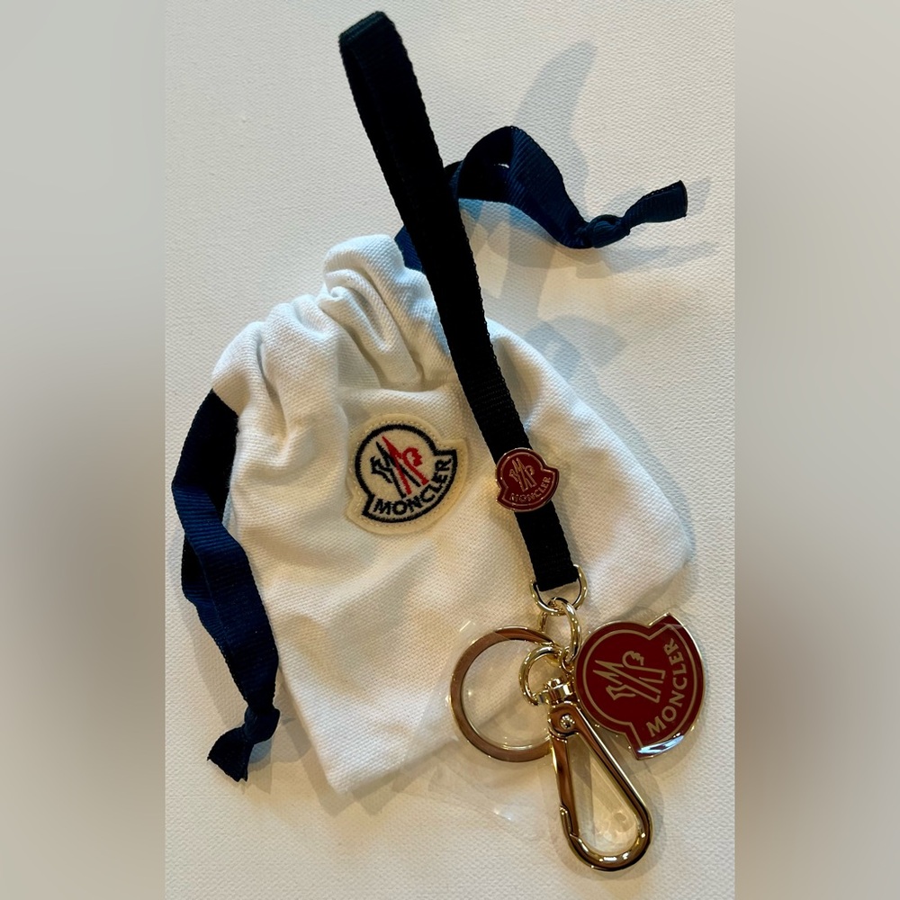 Moncler New Red and Gold Keychain Stocking Stuffer Christmas